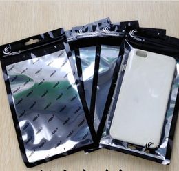 11.5*20cm 10*18cm Clear Self Seal Zipper Aluminium Foil Plastic Retail Package Packaging Bag Pouch For iPhone 4 4S 5 5S 5C Case Cover