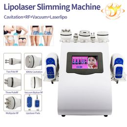 Model Slimming 40K Ultrasonic Cavitation Machine 8 Pads Lipo Laser Liposuction Vacuum RF Skin Tightening Salon Spa