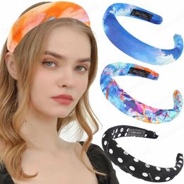 Women Sponge Hairbands Bezel Headdress Wide Elastic Headbands Hair Hoop Girls Fashion Colorful Hair Accessories