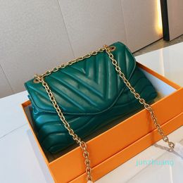 Designer- Women Wave Multi Pochette Bag Luxurys Bags Leather Embroidered Crossbody Handbags Chain Messenger Shoulder Handbag