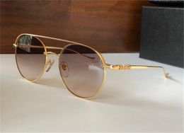 Vintage fashion design sunglasses SLURPRTICKII round metal frame simple and versatile style light comfortable uv400 protective glasses top q