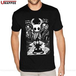 Ghost Knight Graphic Art Hollow Knight Funny Game Classic T-Shirt Men's XXXL Short Sleeves O-neck Tee Shirts 210409