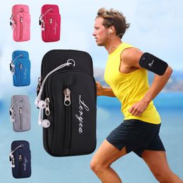 Outdoor Bags Sports Armband Waterproof Running Arm Bag With Headset Hole Casual Package For 5.5" Phone Money Keys Holders