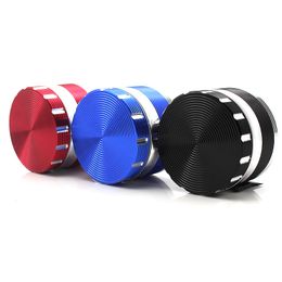 Aluminium Alloy 63mm*41mm Smoking Grinder 4 Layers Multicolor Screw Thread Herb Grinders 126g Tobacco Spice Muller Crusher Smoke Accessories