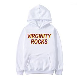 Men's Hoodies & Sweatshirts 2021 Harajuku Virginity Rocks Hoodie Streetwear Men/women Autumn Casual Pullovers Tops Sudadera