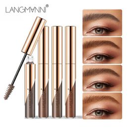 Langmanni Waterproof 24 Hours Eyebrow Gel Long Lasting Enhancer Cream Eye Brow Pencil Natural Colour Cosmetic Makeup