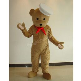 Halloween Cute Bear Mascot Costume High Quality Cartoon Plush Animal Anime theme character Adult Size Christmas Carnival fancy dress