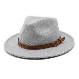 Woolen Top Hat Men And Women British Hats Imitation Cashmere Classic Fashion Harajuku Small Brim Simple Khaki Jazz Cowboy Cap