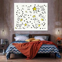Many Stars Home Decor Huge Oil Painting On Canvas Handcrafts /HD Print Wall Art Pictures Customization is acceptable 21052244