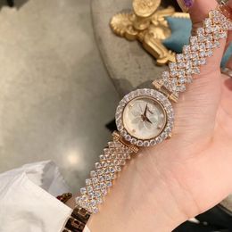 Romantic Elegant Lotus Watches for Women Luxury Rhinestones Jewellery Watch Blingbling Crystals Bracelet Wrist watch Quartz Montre