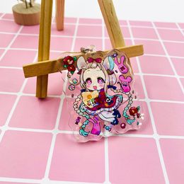 Toilet-bound Hanako-Kun Keychain Women Japanese Anime Acrylic Pendants Cartoon Figure Yugi Amane Man Key RingKey Holder Brelok