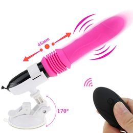 Sex Machine Gun Big Dildo Vibrator Automatic Up Down Massager G-spot Thrusting Retractable Pussy Adults toy Sex Toys for Womenp0804 HP0M