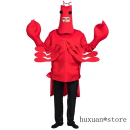 Mascot CostumesStage Props Red Lobster Costume Costume Halloween Party Costume Mascot