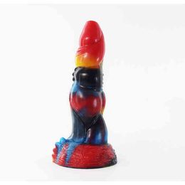 NXY Anal Toys Yocy Color Desire Simulation Special Shaped Silicone False Penis Adult Fun Female Masturbator Backyard Toy 0314