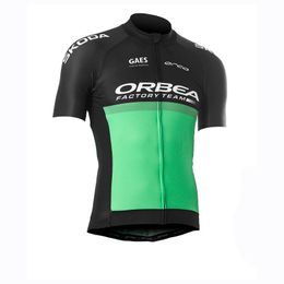 2021 Pro ORBEA team Men's Summer Breathable Cycling Short Sleeves jersey Road Racing Shirts Bicycle Tops Outdoor Sports Maillot S21042617