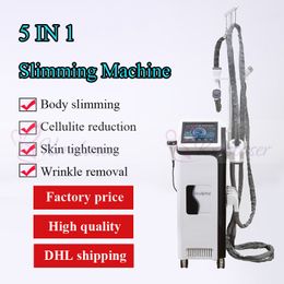 5 in 1 body slimming and shaping machine vertical vacuum cavitation skin lifting beauty equipment