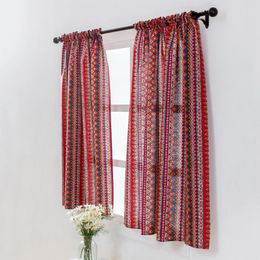 Curtain & Drapes Household Curtains Room Darkening Thermal Insulated Window Blackout For Kitchen Balcony Drop FAS