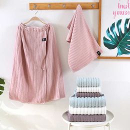 140cm Women's Fashion Sling Bath Towel Quick-Drying Night Gown Lovely Bow Travel Hair Fast Super Absorbent Accessories 210728