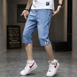 Sconto Pantaloni Corti Jeans Strappati Uomini 2022 in vendita bei DHgate  Italy