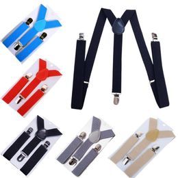 Kids Toddlers Suspender Clip-on Y-Back Boys Girls Children Elastic Wedding Suspender Party Suspenders Many