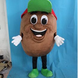 Halloween Coffee Beans Mascot Costume High Quality customize Cartoon Plush Anime theme character Adult Size Christmas Carnival Dress suits