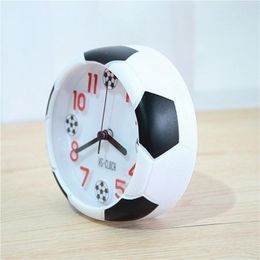 Other Clocks & Accessories Creative Football Shape Alarm Clock Student Soccer Desktop (Battery)