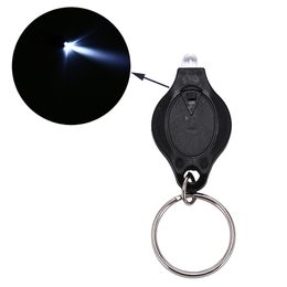 10Pieces/Lot Mini Pocket Keychain Flashlight Micro LED Squeeze Light Outdoor Camping Ultra Bright Emergency Key Ring Light Torch Lamp