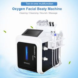 Oxygen Spray Mist Gun Microdermabrasion Beauty Equipment Bio Microcurrent RF Therapy Skin Rejuvenation Acne Removal Spa Water Peeling Machine