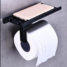 Toilet Paper Holders 1PC Holder Bathroom Wall Mount Towel Roll Shelf Phone
