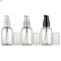 wholesale 50ml small empty PET plastic cream lotion travel bottles containers for cosmetics ,small pump bottle 100pc/lotgoods