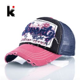 Girl 's Cotton Trucker Cap 5 Panel Sun Breathable Hat Summer Baseball Seventy Hats For Women 220310