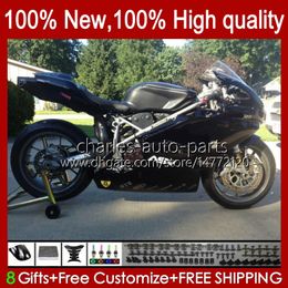 Motorcycle Glossy black Bodywork For DUCATI 749S 999S 749 999 2003 2004 2005 2006 Body Kit 27No.78 749-999 749 999 S R 03 04 05 06 Cowling 749R 999R 2003-2006 OEM Fairing