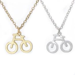 bicycle jewelry men NZ - Pendant Necklaces Punk Men's Bike Lovely Cycling Choker Bicycle Sports Women Men Jewelry Dropship