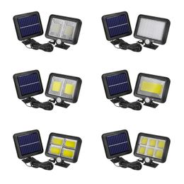 flood panels Australia - Solar Lamps Outdoor Motion Sensor w  240 Bright COB LED, 16.4Ft Cable, 3 Lighting Modes, Adjustable Panels. Wired Security Solar Powered Flood Lights In Stock