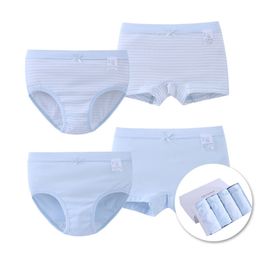 4 Pz/lotto Bambini Mutandine Principessa Biancheria Intima per Bambini Banda Neonate Cotone Adolescente Slip Boxer 210622