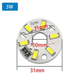 50pcs/lot LED SMD Chip light bulbs Chips 3W 5730 Brightness warm white Lights Board For leds bulb downlight