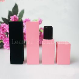 Wholesale Plastic Lipstick Tube, Square Tube DIY, Handmade Homemade Spot Classic Matte Black/Pinkgoods