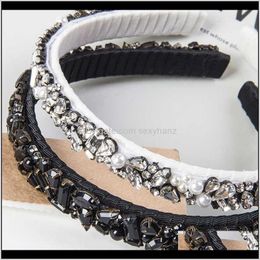 Clips & Barrettes Jewellery Drop Delivery 2021 Fashion Luxury Rhinestone Women Bridal Dance Party Headband Travel Hair Accessories Shourouk Wos