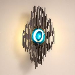 Nordic Post-modern Wall Lights Creative Living Room Corridor Bedroom Bedside Background Mirror Light Led Decoration Lamp Lamps