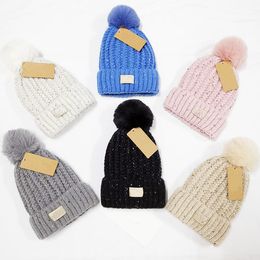 Winter Men Designers Beanie Hats Women Solid Colour Cute Caps Brand Knitted Cap Wool Hat High Quality