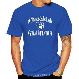 Magliette da uomo Gifts-Women's T-shirt-Black Shirts for Women Chocolate Lab Dog-Nonna