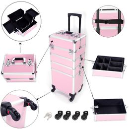 Cosmetic Makeup Case Tattoo Box Large-capacity Adjustable Removable Portable Professional Artist 180821112 Bags & Cases