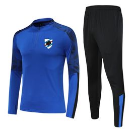 Sampdoria Kids Size 4XS to 2XL leisure Tracksuits Sets Men Outdoor sports Suits Home Kits Jackets Pant Sportswear Suit