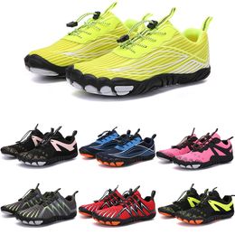 2021 Four Seasons Five Fingers Sports shoes Mountaineering Net Extreme Simple Running, Cycling, Hiking, green pink black Rock Climbing 35-45 ninety three