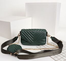 Classic high quality luxury designer women's bag shoulder bags handbag chain highs qualitys messenger handbags round wallet free ship
