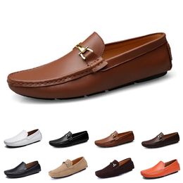 2021 homens non-brand homens correndo sapatos preto branco cinza azul marinho azul camurça mens moda sapatilhas ao ar livre jogging andando 40-45 cor 201