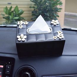 Tissue Boxes & Napkins YEAR Box Holder Tube Cover For Car Creative Cute With Diamond Home Decoration Woman Valentine's Gift