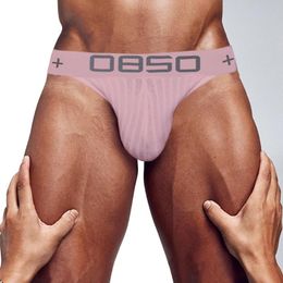 Underpants 0850 Fashion Sexy Man Briefs Gays Underwear Cotton Soft High Fork Sissy Lingerie For Men Underware Bikini BS3517