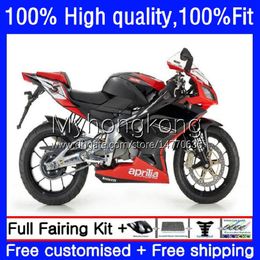 OEM Injection For Aprilia RSV-125 RSV 125 RS 125 RR 125RR 2006 2007 2008 2009 2010 2011 Body 8No.66 RSV125 R Red black new RSV125RR RS-125 RS4 RS125 06 07 08 09 10 11 Fairing