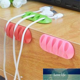 1PC Multipurpose Wire Cord Cable Tidy Holder Drop Clips Organiser Line Fixer Winder Factory price expert design Quality Latest Style Original Status